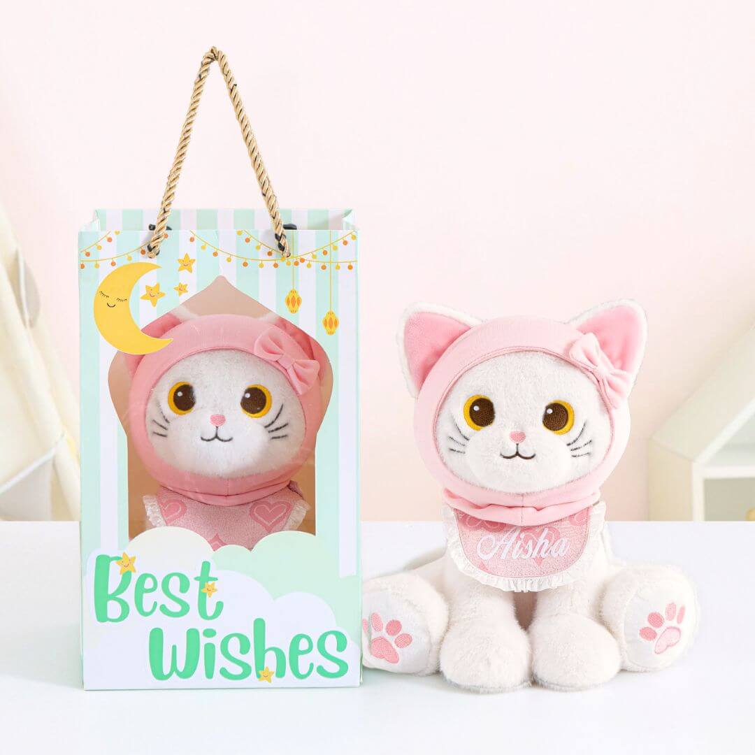 【ピンクの猫】Amazon Kindle Oasis Little Muezza - Personalized Talking Quran Cat – Mommy Yasmin